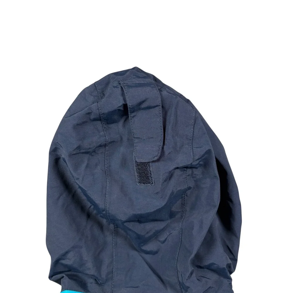 Lands End Kids‎ Winter Jacket Sz S 7-8 Blue Hooded Waterproof Ski Snow Warm